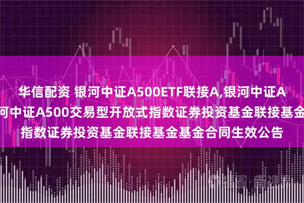 华信配资 银河中证A500ETF联接A,银河中证A500ETF联接C: 银河中证A500交易型开放式指数证券投资基金联接基金基金合同生效公告