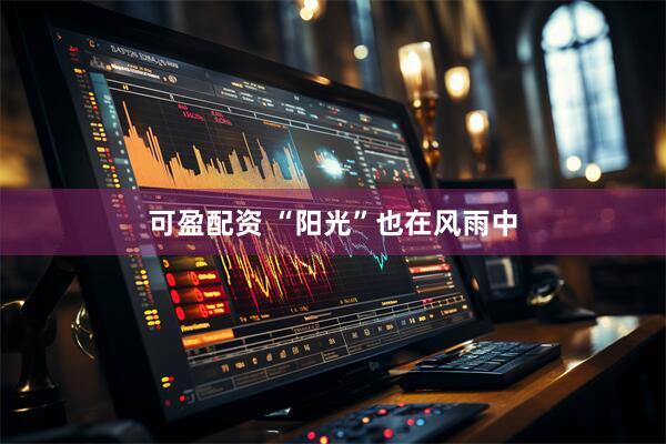 可盈配资 “阳光”也在风雨中